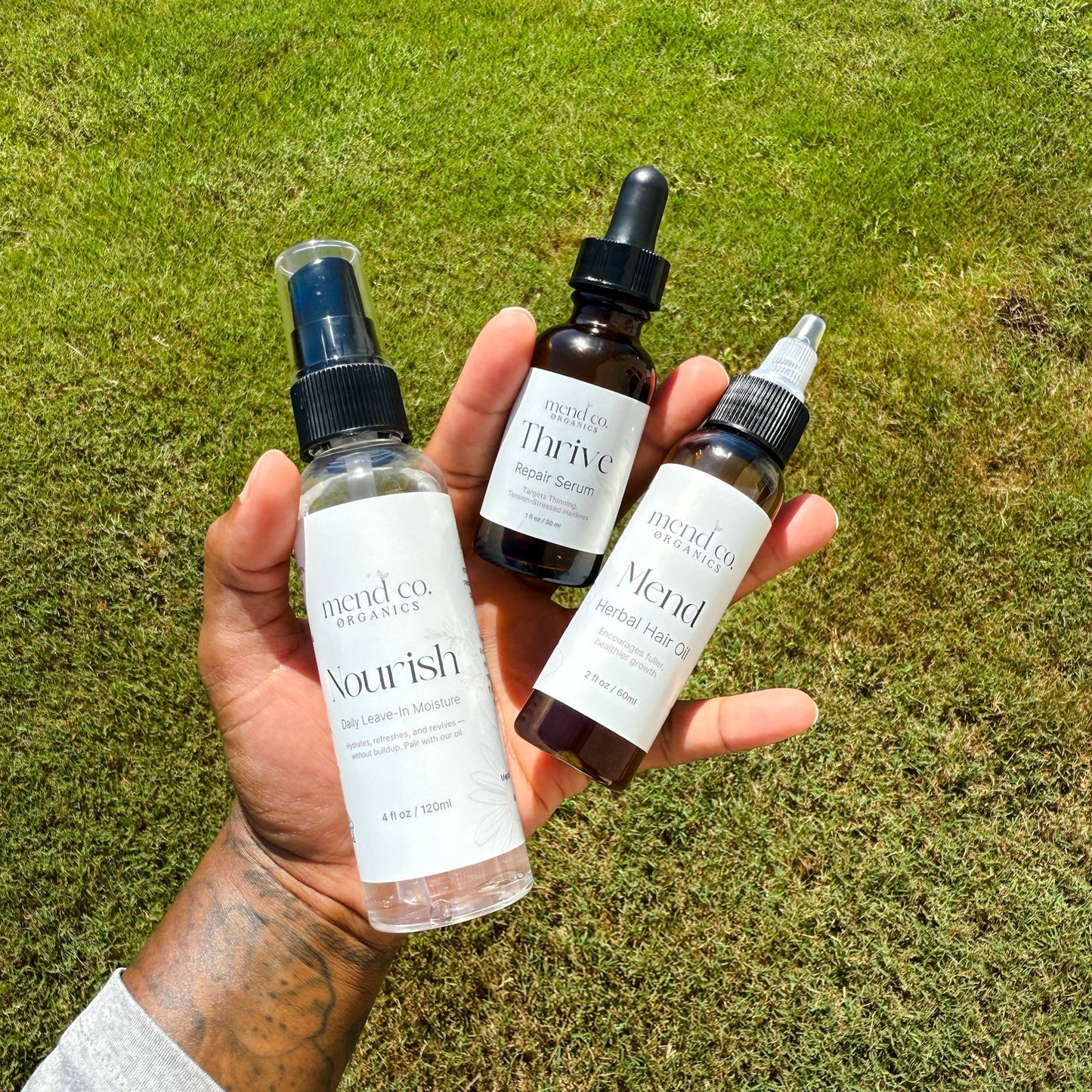 The Mend Co. Trio (Oil + Mist + Serum)